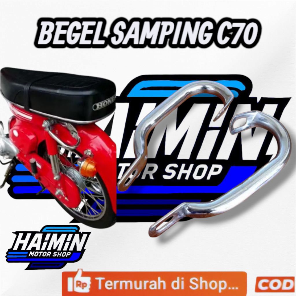 BEHEL BEGEL PLANGER PEGANGAN JOK SAMPING HONDA C70 KUNCI JOK ENGSEL JOK PANGKON JOK DASI PANEL &TOPI