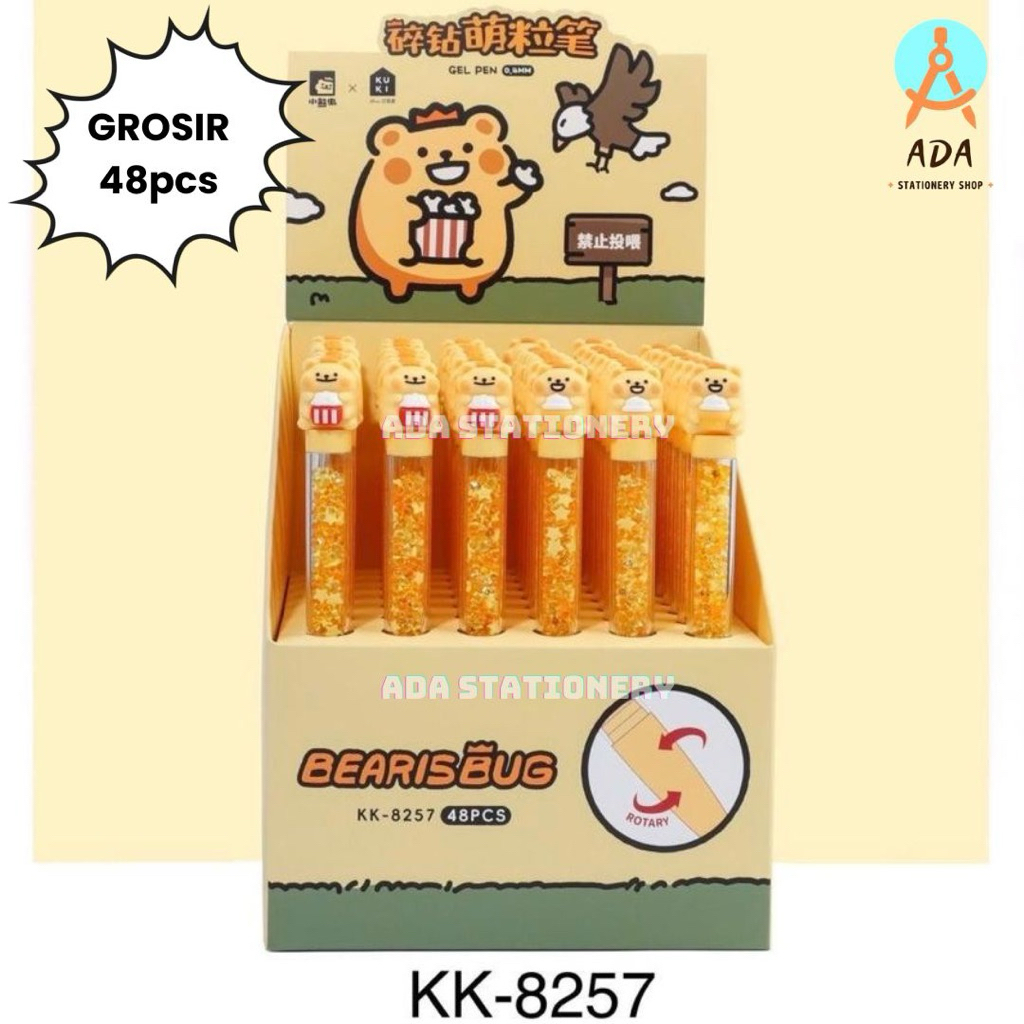 

GROSIR KUKI/ 1Box isi 48Pcs PEN DIAMOND KUKI /pena kuki/ pen premium