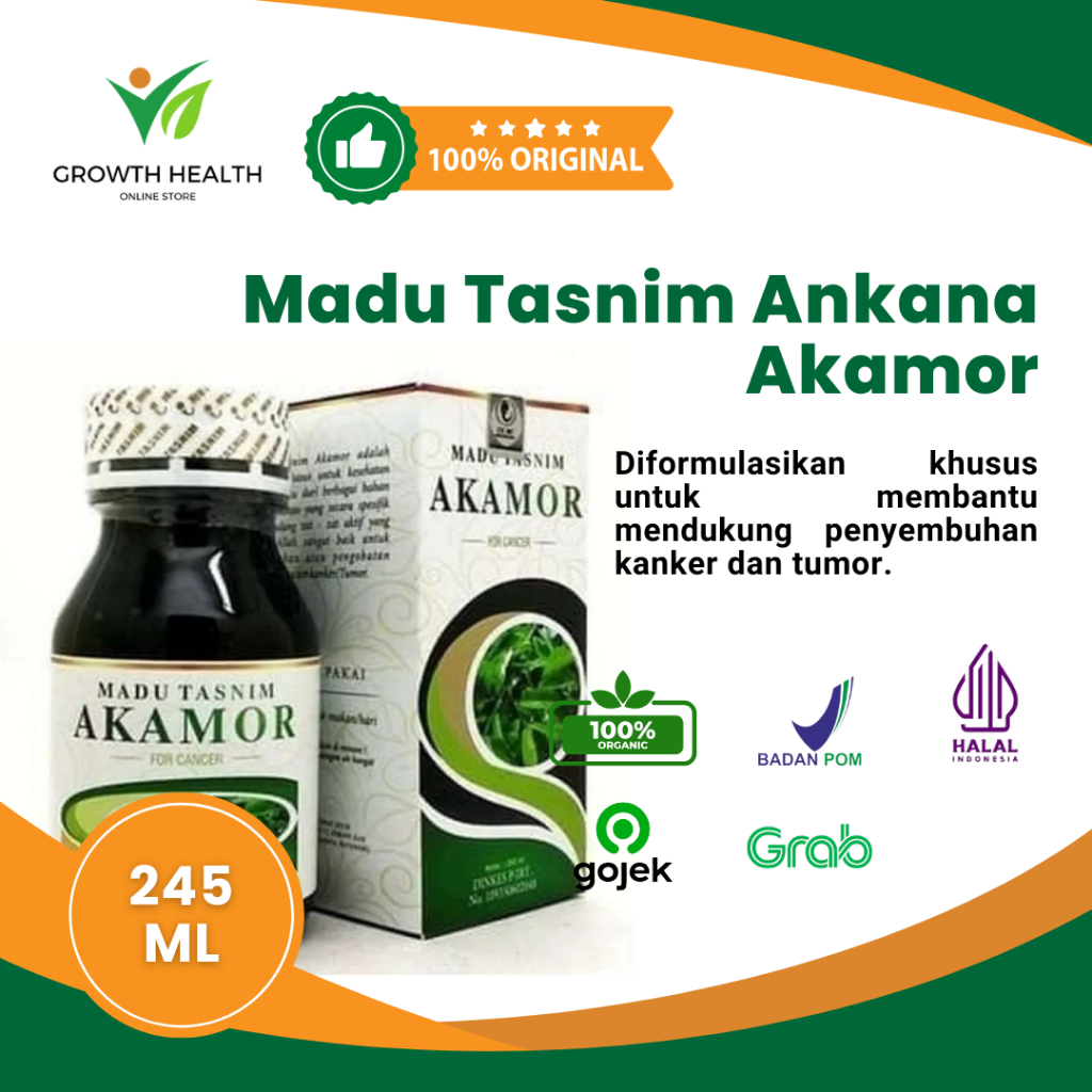 Original Madu TM Akamor - Herbal Kanker / Tumor 245mL