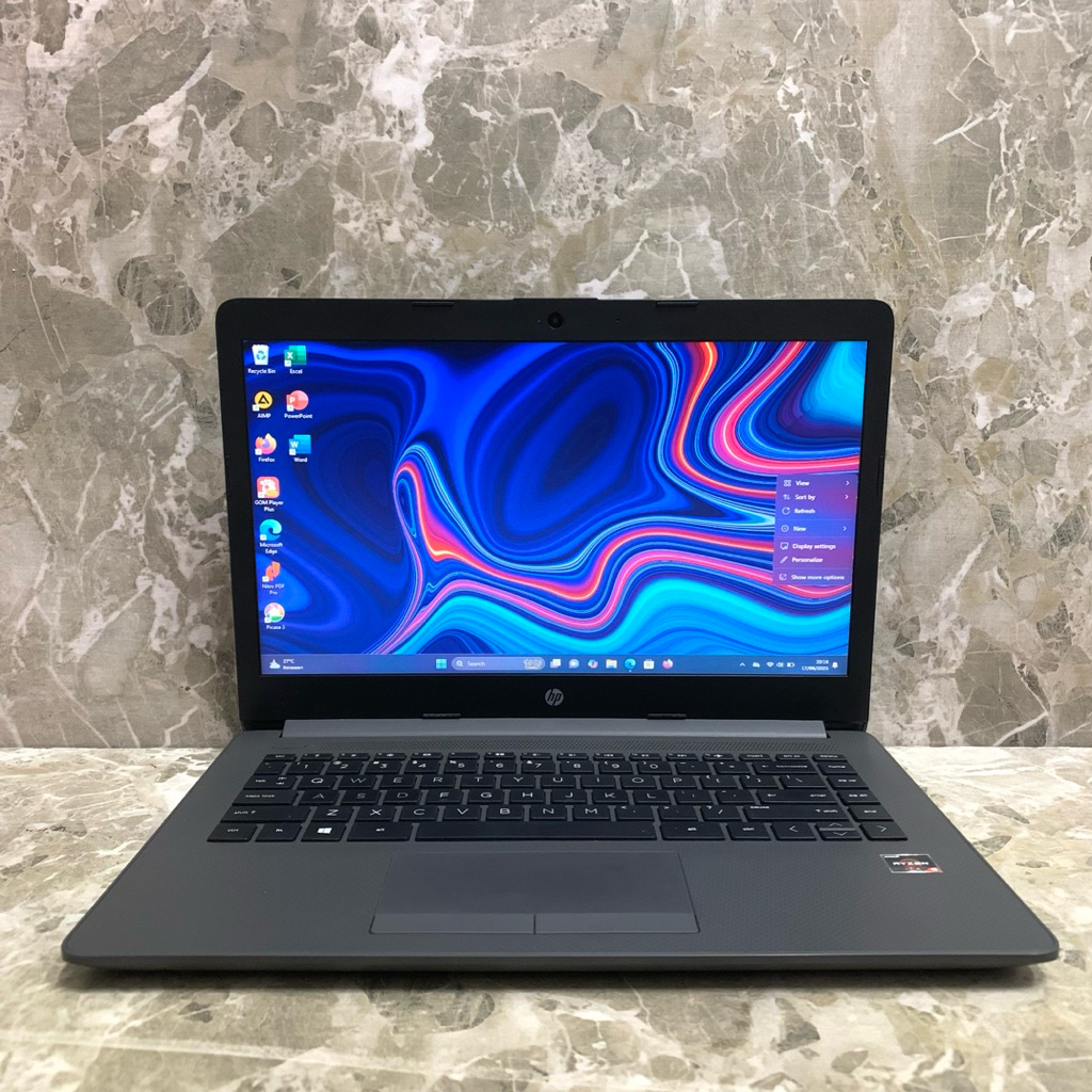 laptop second HP 245 G7 Ryzen 5 3500U RAM 8GB/SSD 256GB Radeon Vega 3 14”Antiglare