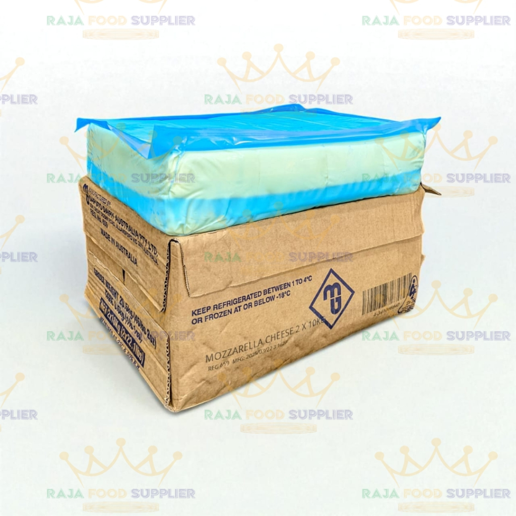 

Mozzarella Murray Goulburn Blok 10 kg - Keju Mozarella Blok 10 kg Murray Goulburn