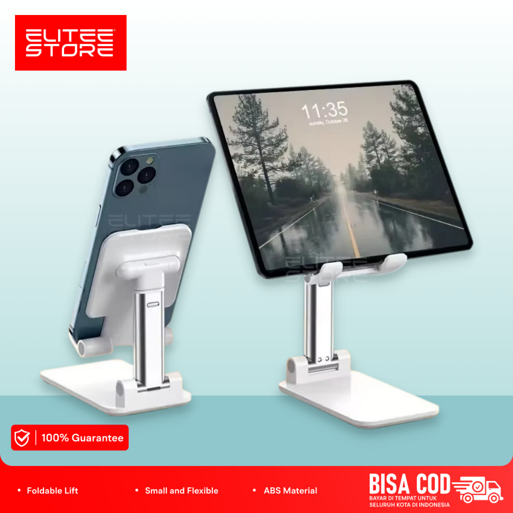 [ COD ] STAND HP FOLDING DEKSTOP DUDUKAN HAPE PHONE HOLDER