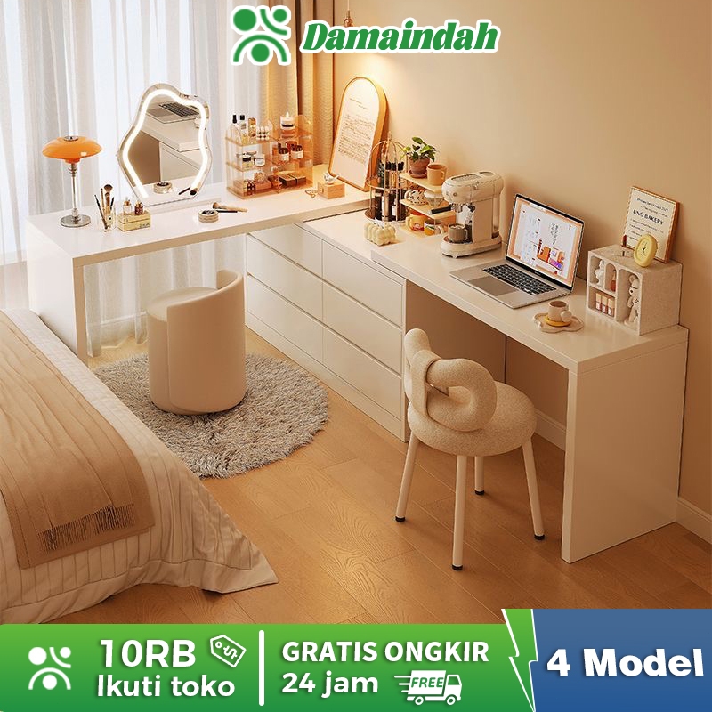 Damaindah Meja rias meja rias minimalis lampu meja rias meja kosmetik meja rias kecil/ meja rias mod