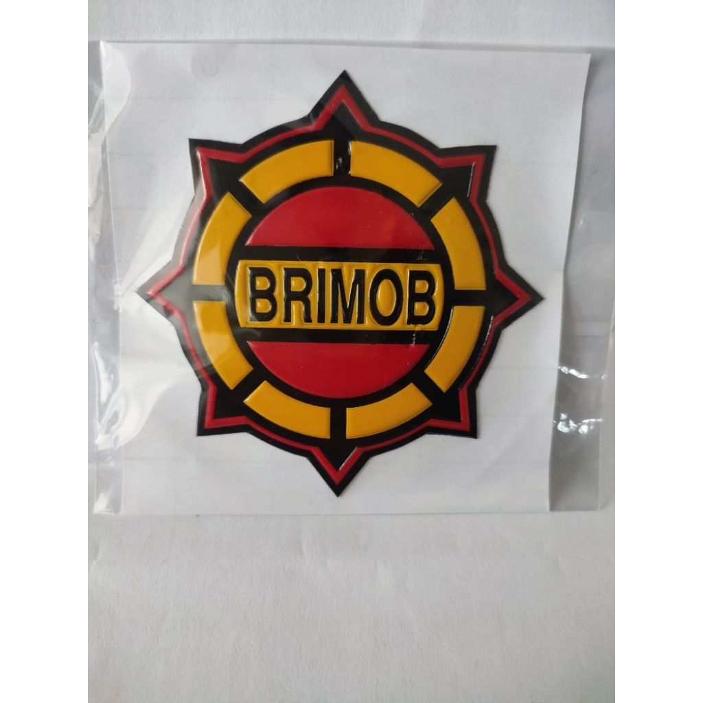 

Stiker embos logo brimob