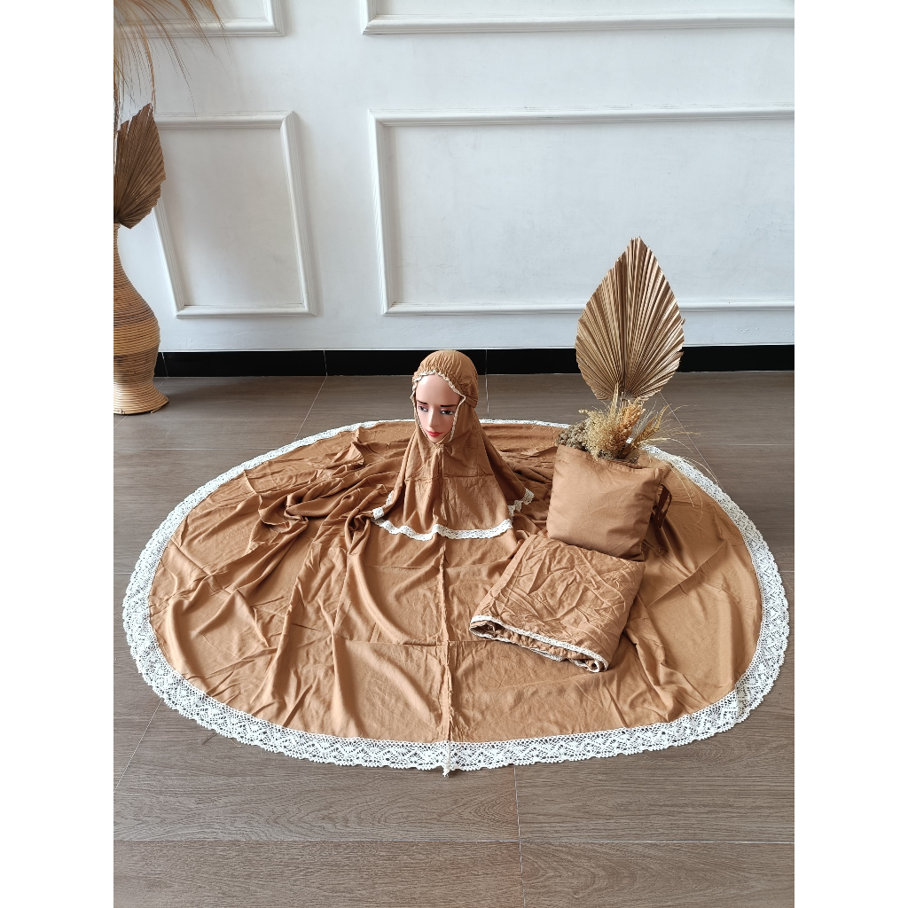 Mukena SETELAN Rayon Polos