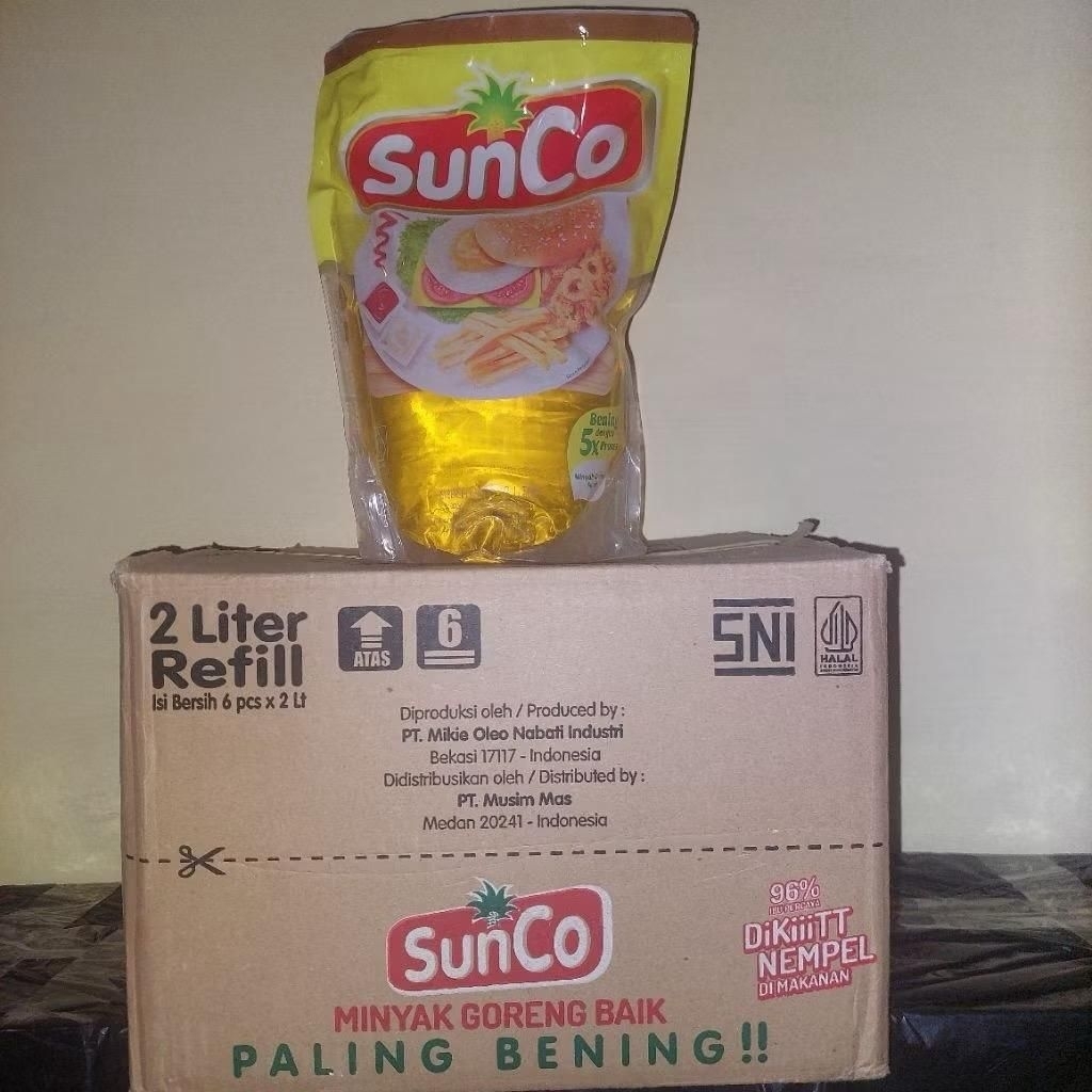 

SIAP KIRIM Minyak Goreng SunCo 2Lx6pouch