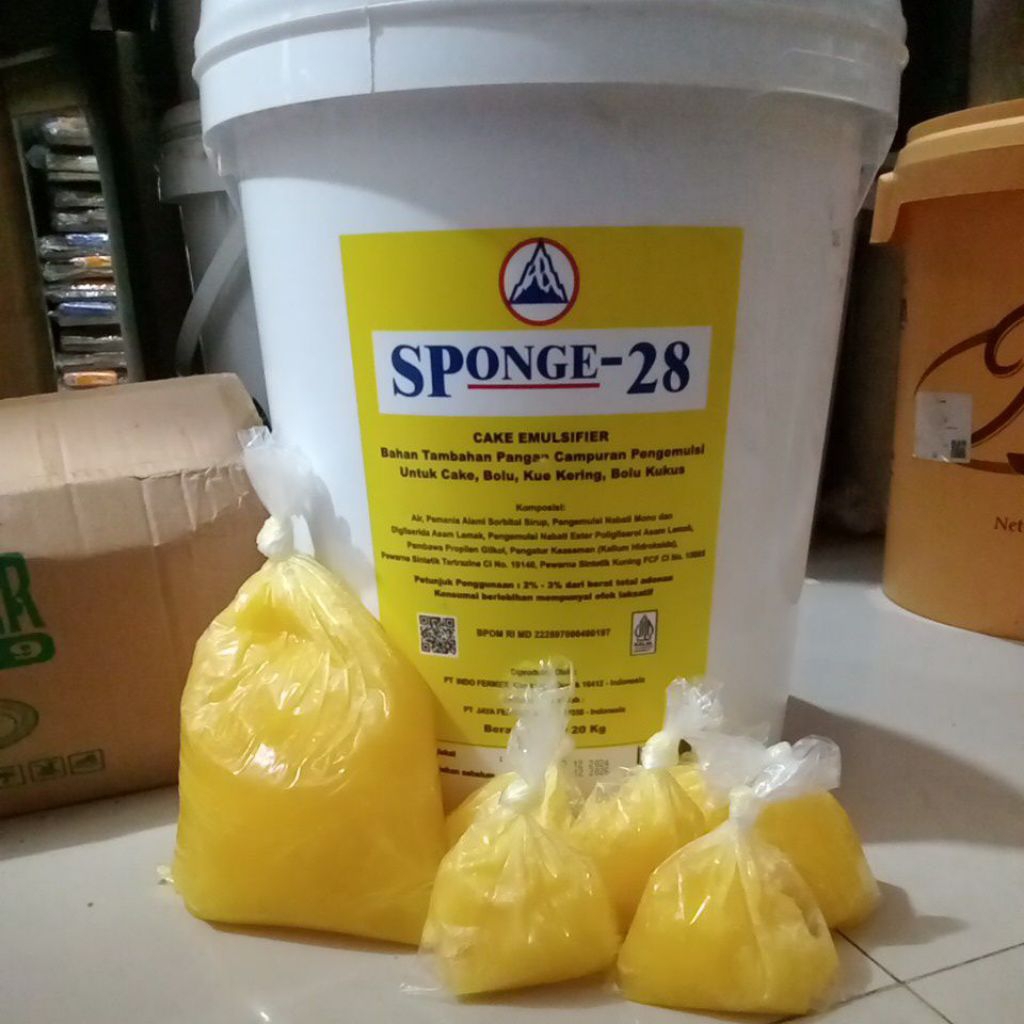 

SP atau sponge-28, cake emulsifier repack 100 gram,250gr