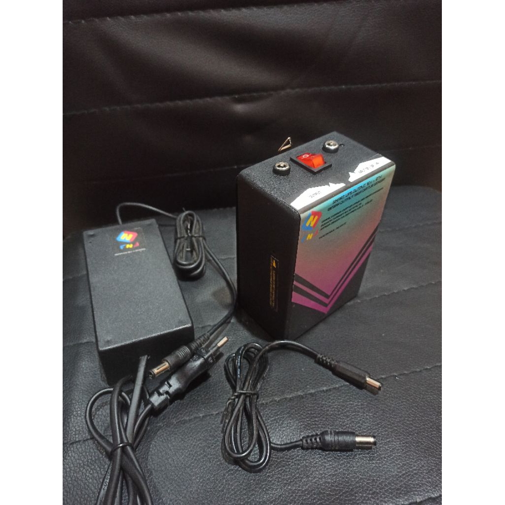 SMART Mini UPS bisa multi output 12V 10A - 12V 3A - 15V 2A - 19V 1,5A - 24V 1,5A Wifi Modem Router C