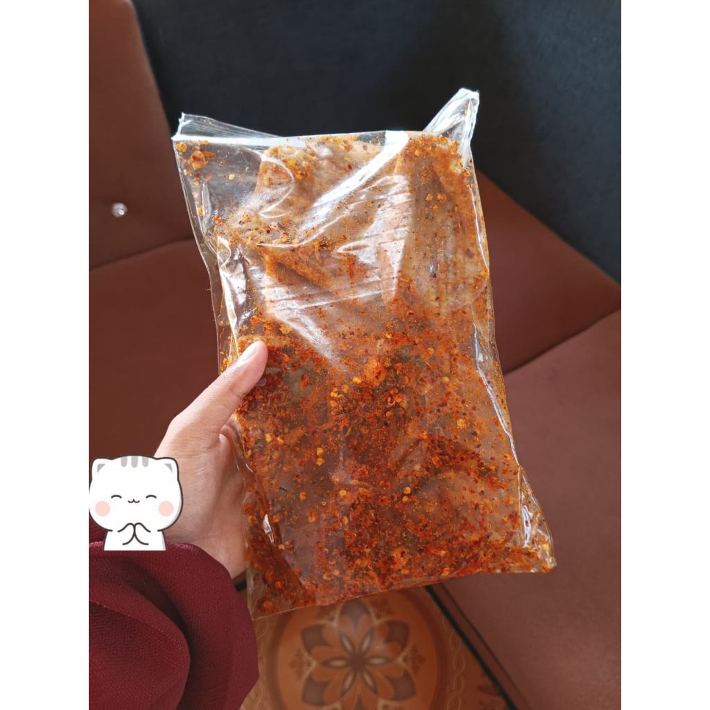 

Krupuk Jengkol Pedas Chili Oil