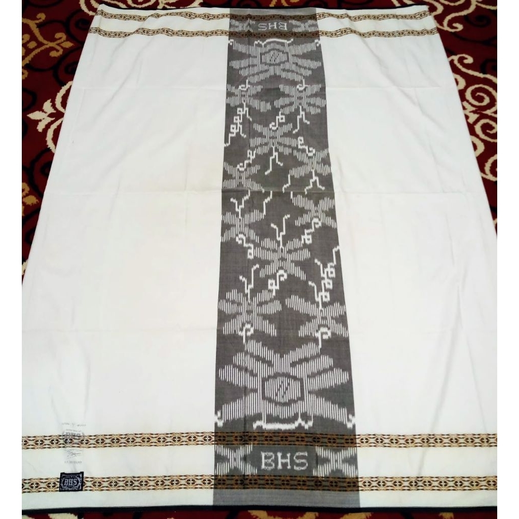 SARUNG BHS FULL SUTRA POLOS GRADE SILVER