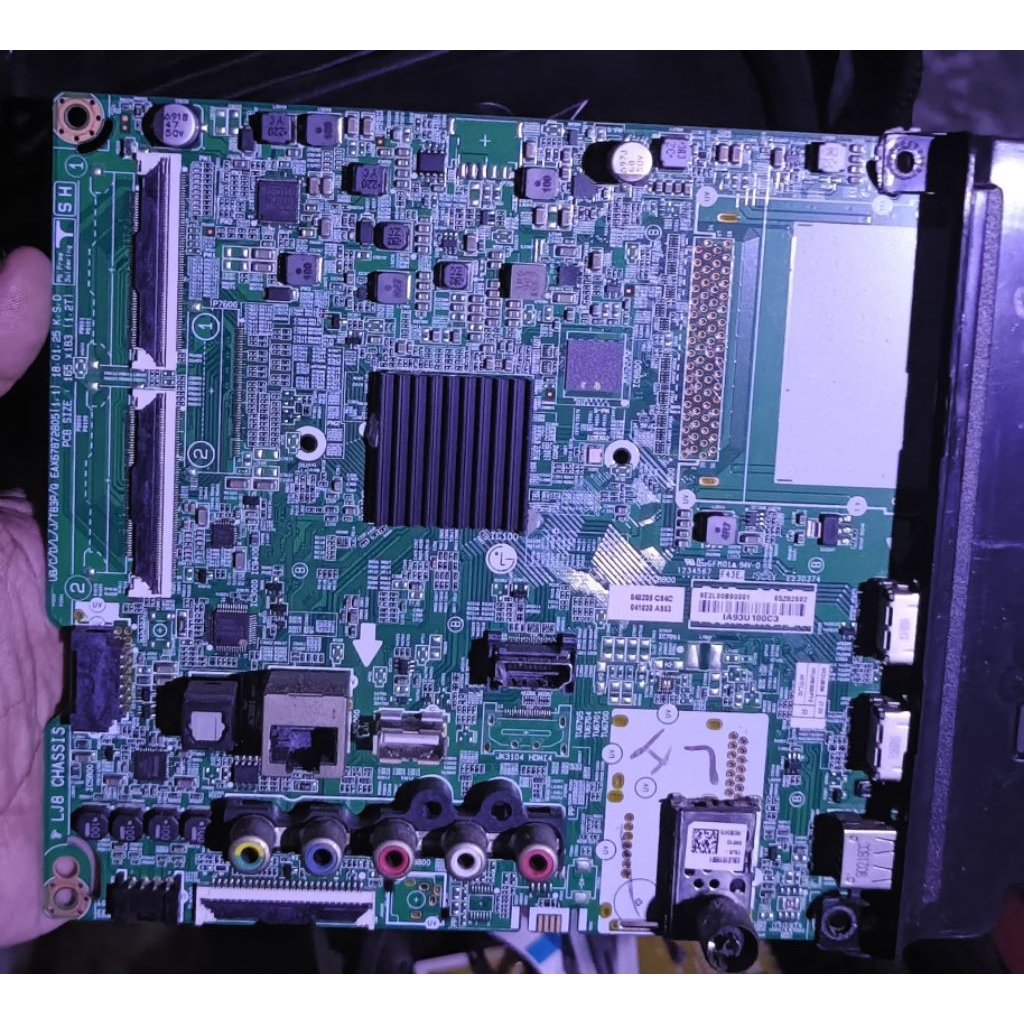 mb mainboard LG 55UK6300PTE 55uk6300 soket besar original