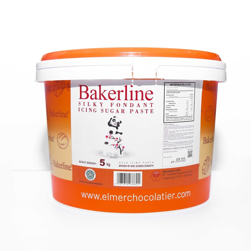 

Bakerline Silky Fondant Hard Fondant Premium 500 Gram