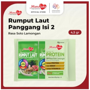 

Mamasuka - Rumput Laut Rasa Soto Ayam Lamongan Isi 2 @4,5 gr