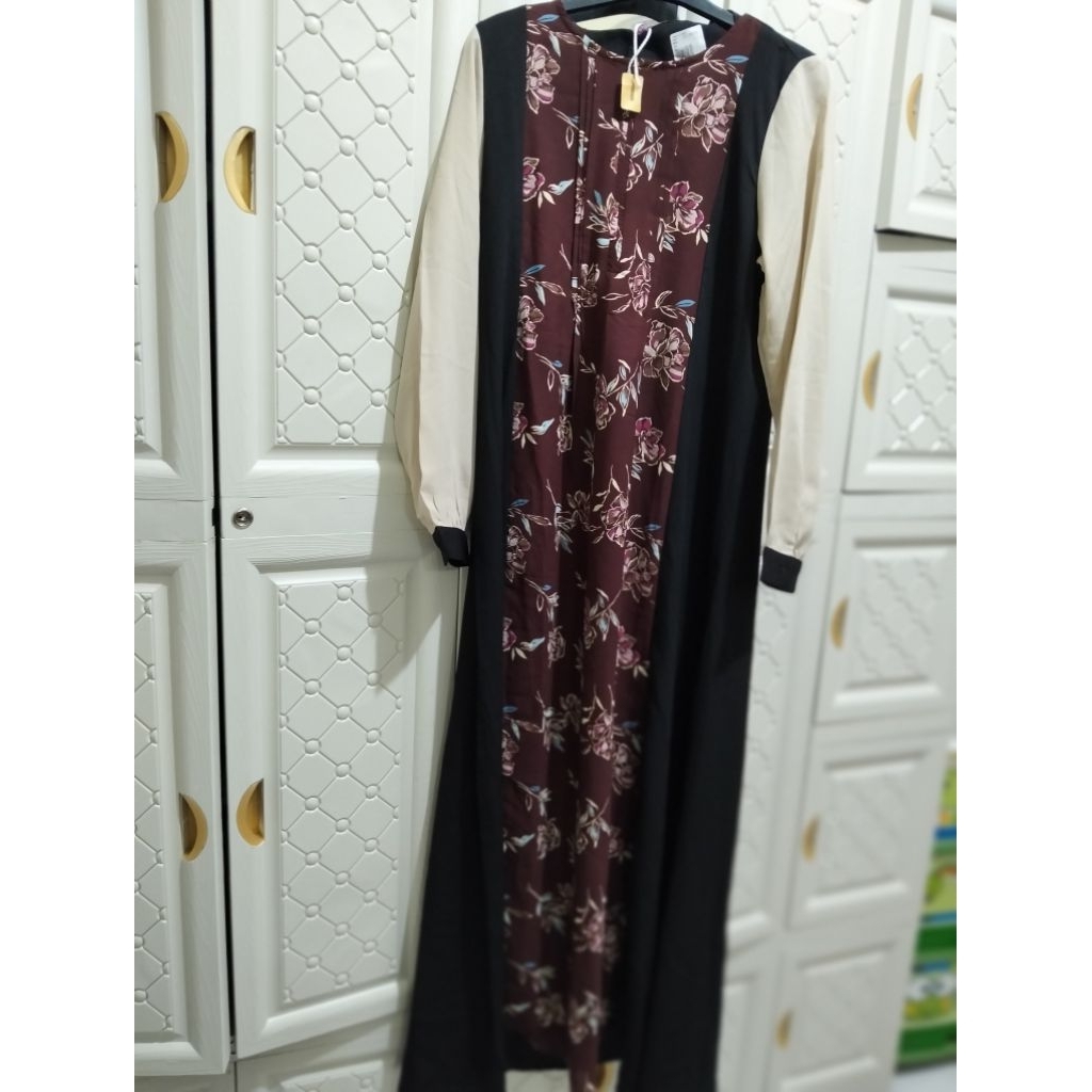 Gamis Shiny maroon