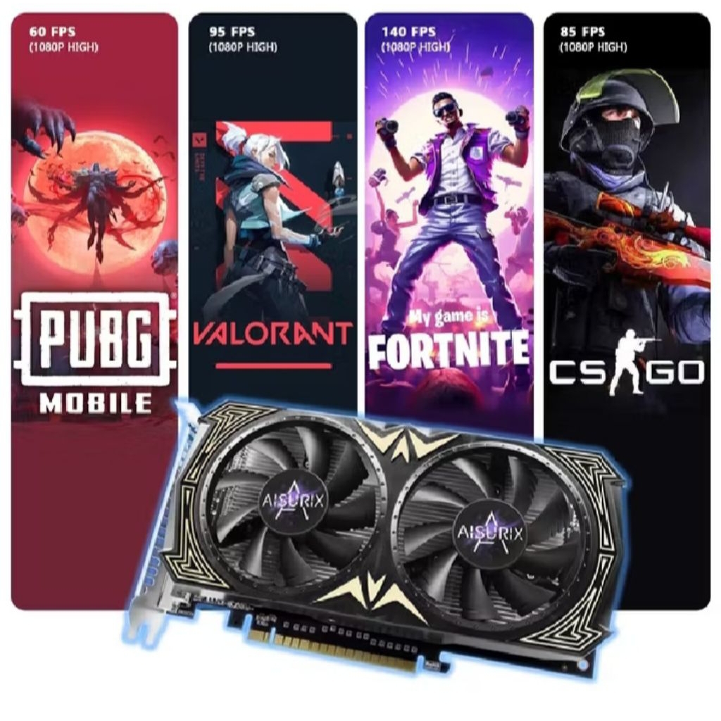 VGA AISURIX PC SPEK GAMING BERKUALITAS