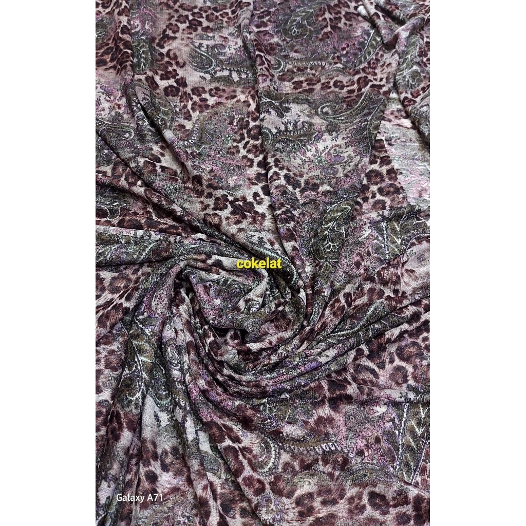 KAIN BROKAT KOREA ELASTIS PREMIUM/BAHAN BRUKAT KOREA MELAR MOTIF ABSTRAK