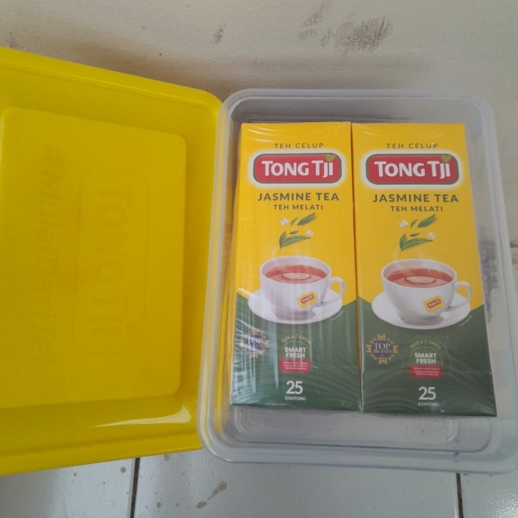 

TEH CELUP TONGTJI JASMINE TEA ORIGINAL TEA 1bok isi 2 pcs . 1 pcs 25 kantong celup