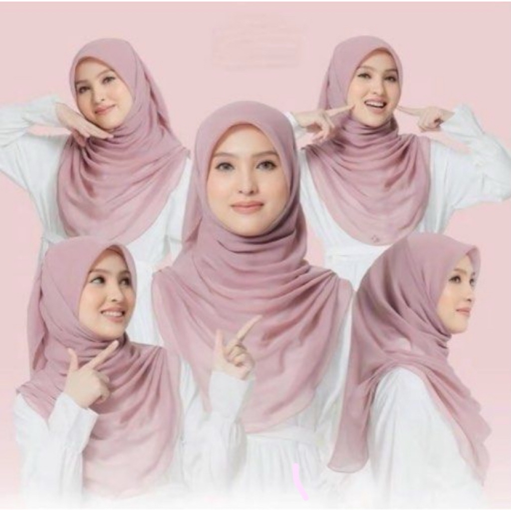 Pashmina Shawl Bawal Malaysia Oval (Onnie Hijab)
