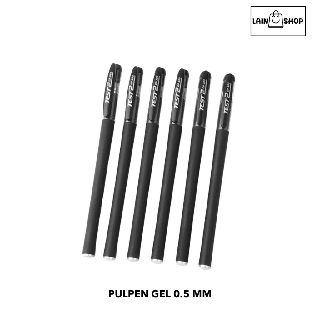 

Pena Gel 0.5MM Model TST 2 Pulpen Warna Hitam Ujung Lancip Alat Tulis Sekolah