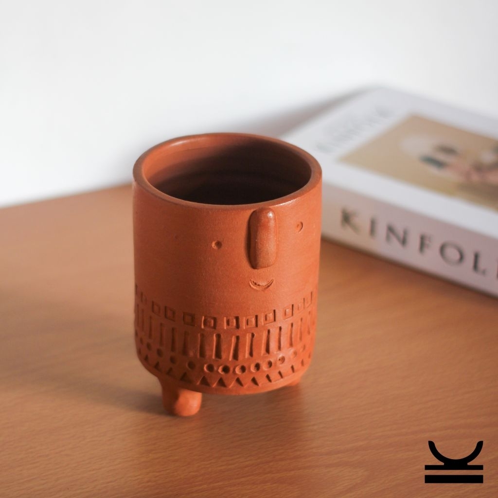 (PC05) Pot Gerabah | Pot Terakota | Pot Tanah Liat | Pot Tanaman | Pot Bunga | Aesthetic