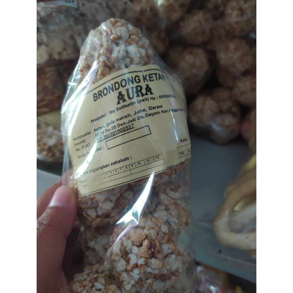 

Brondong Ketan AURA harga per bungkus