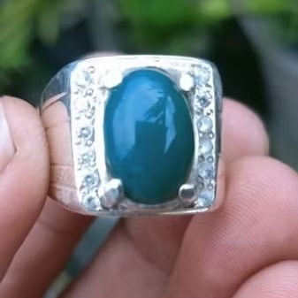 Cincin Batu Asli Bacan Doko Majiko Ring Perak