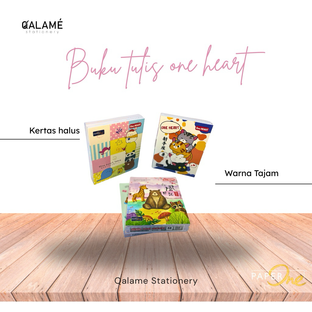 

Buku Tulis One Heart by Paperone