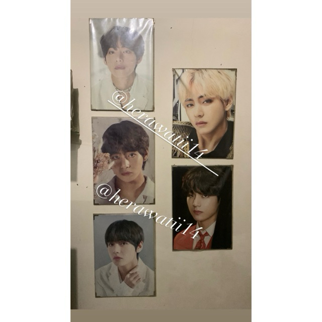 PREMIUM FOTO V TAEHYUNG CONCERT BTS OFFICIAL MERCHANDISE OFFICIAL ORIGINAL