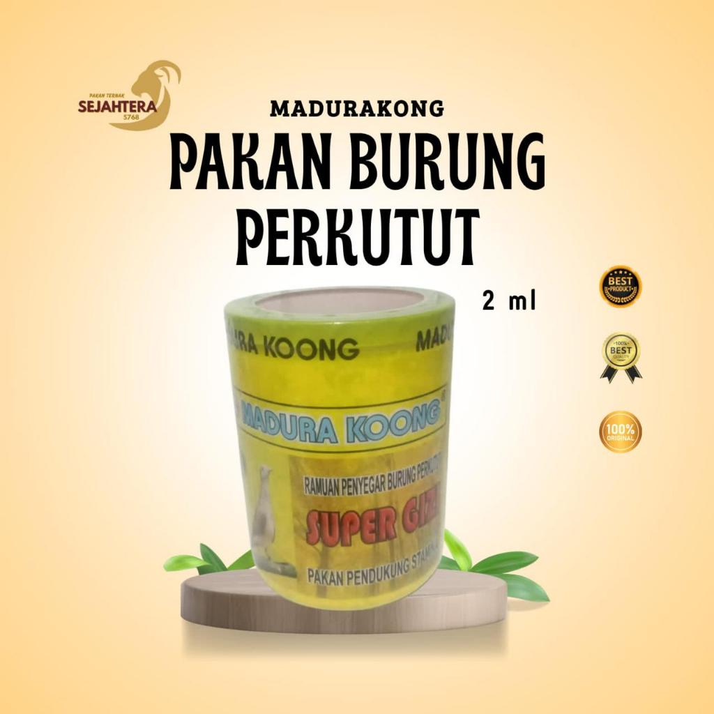 madura koong pakan burung perkutut