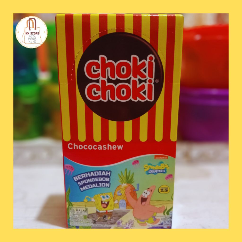 

Coklat Choki Choki Choco Cashew || 1 kotak 20 bks ||