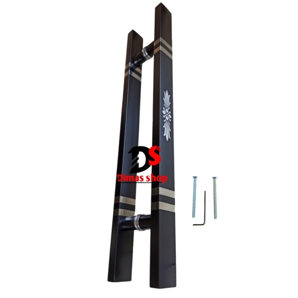 Handle pintu baut tembus cincin bunga/handle pintu rumah kaca&kayu/tarikan pintu rumah