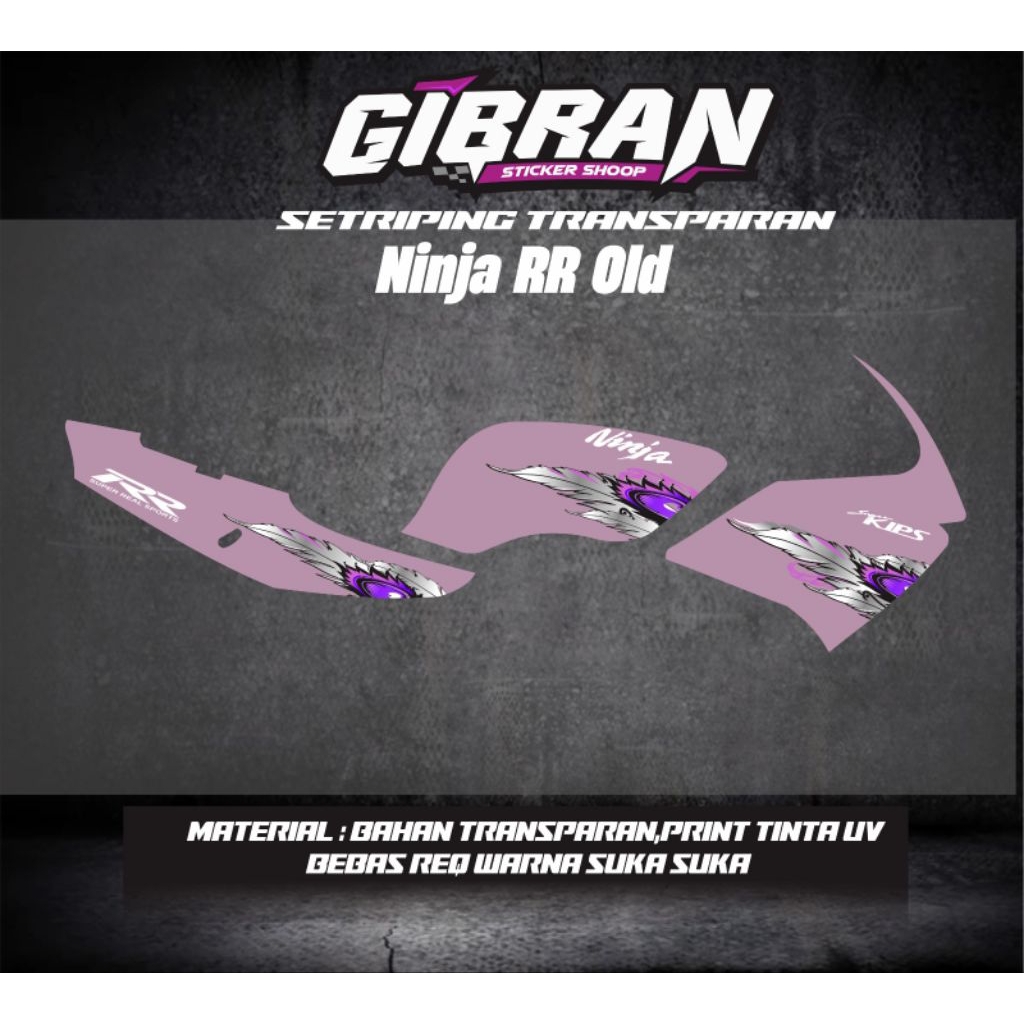 setriping custom ninja rr old transparan