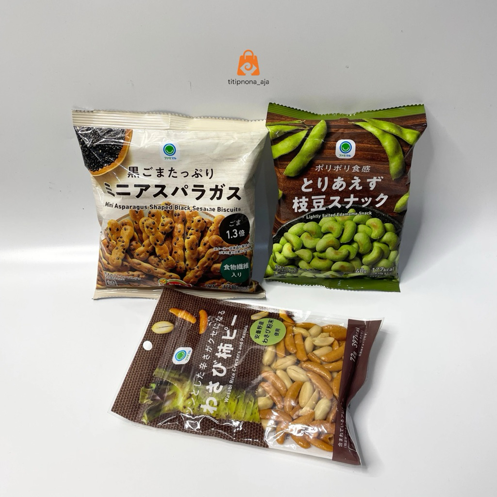 

[ORIGINAL JAPAN] Camilan Matcha Jepang | POPCORN MATCHA | WASABI RICE | MINI ASPARAGUS BISKUIT
