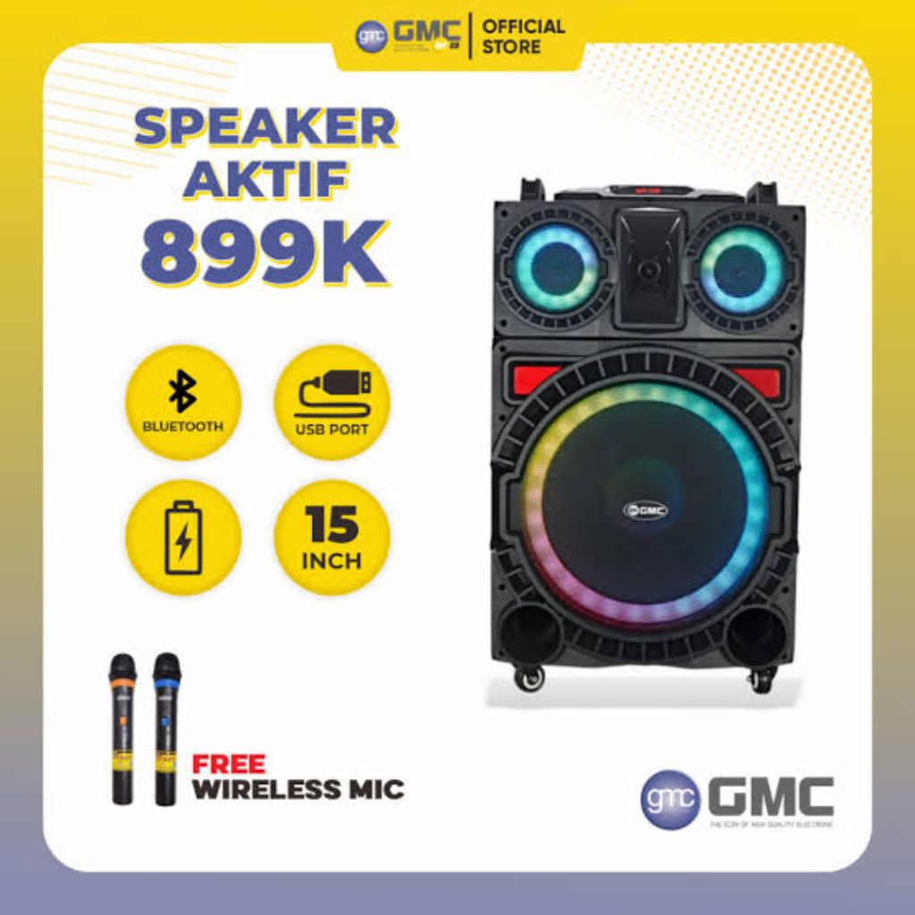 Speaker Aktif GMC 899K 15"