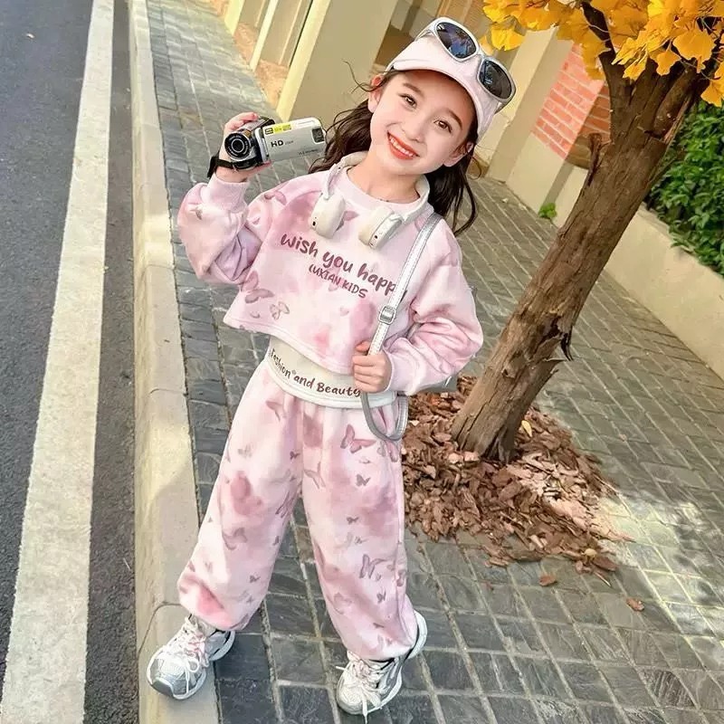 Setelan Sweater Tie Dye Anak Perempuan Usia 1-4 Tahun - SetCel Anak Cewek Model Korean Style - OneSe