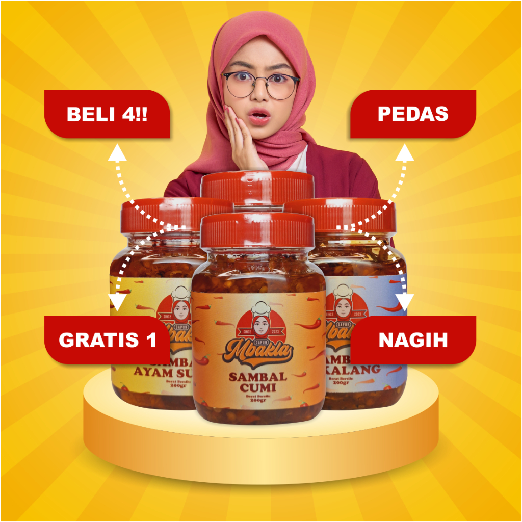 

Dapur Mbakla | Sambel Cumi Ayam Suwir Cakalang Cumi Ijo Pedas Nagih