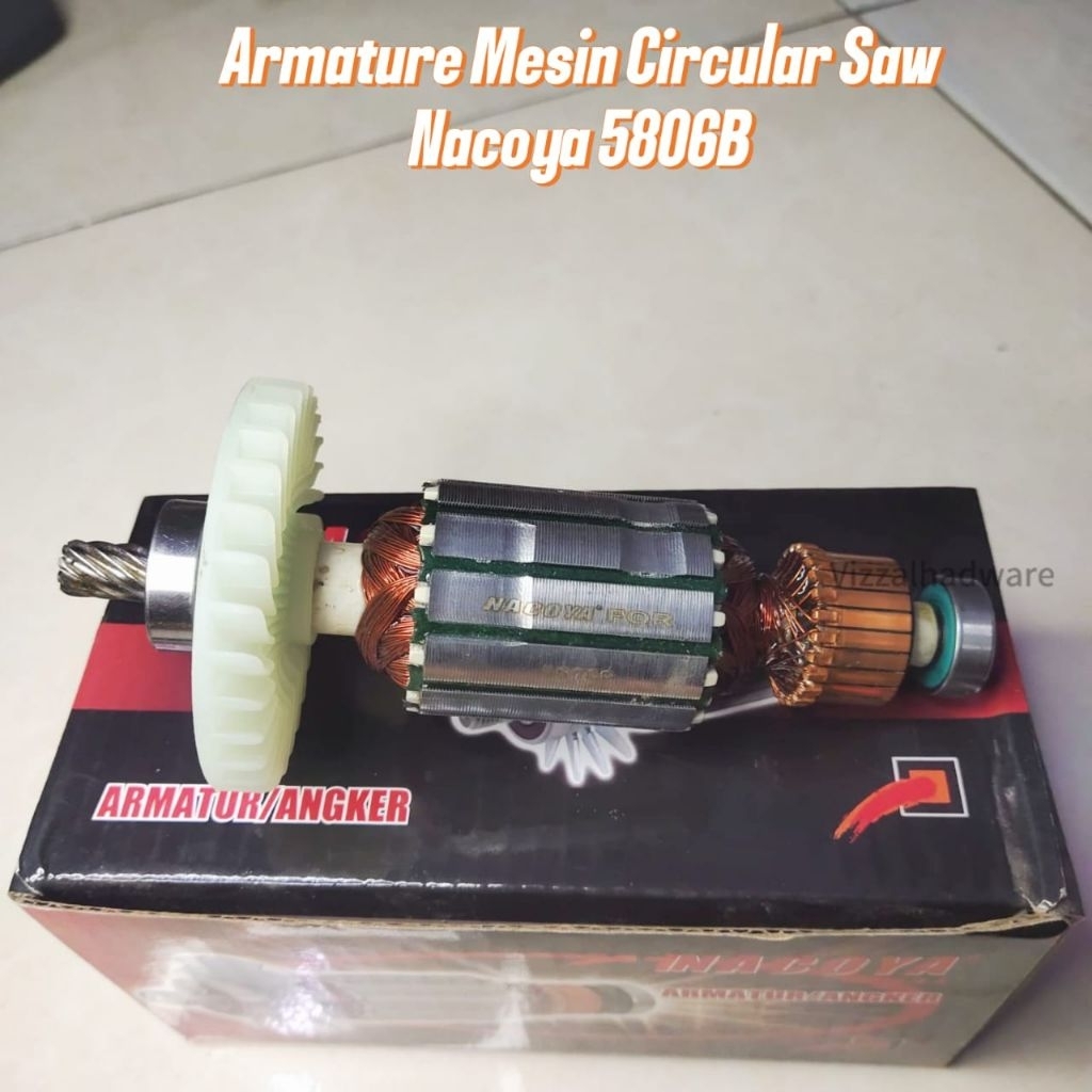 Armature Mesin Circular Saw Nacoya 5806B, Mesin Sirkel 5806B Nacoya