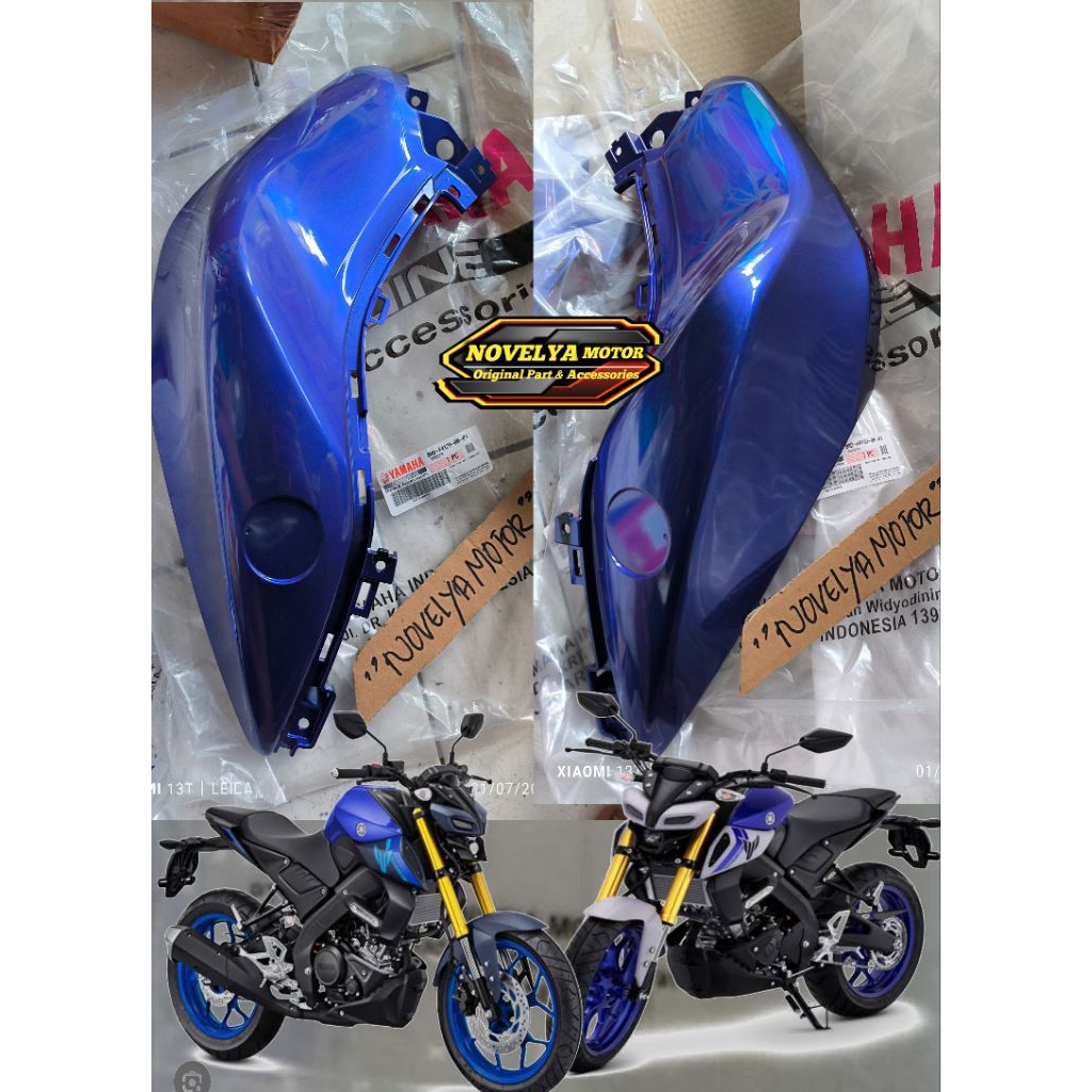 COVER SIDE TENGKI TANGKI MT15 MT 15 SATUAN KANAN ATAU KIRI BIRU B8D-F4139/29-00-P3