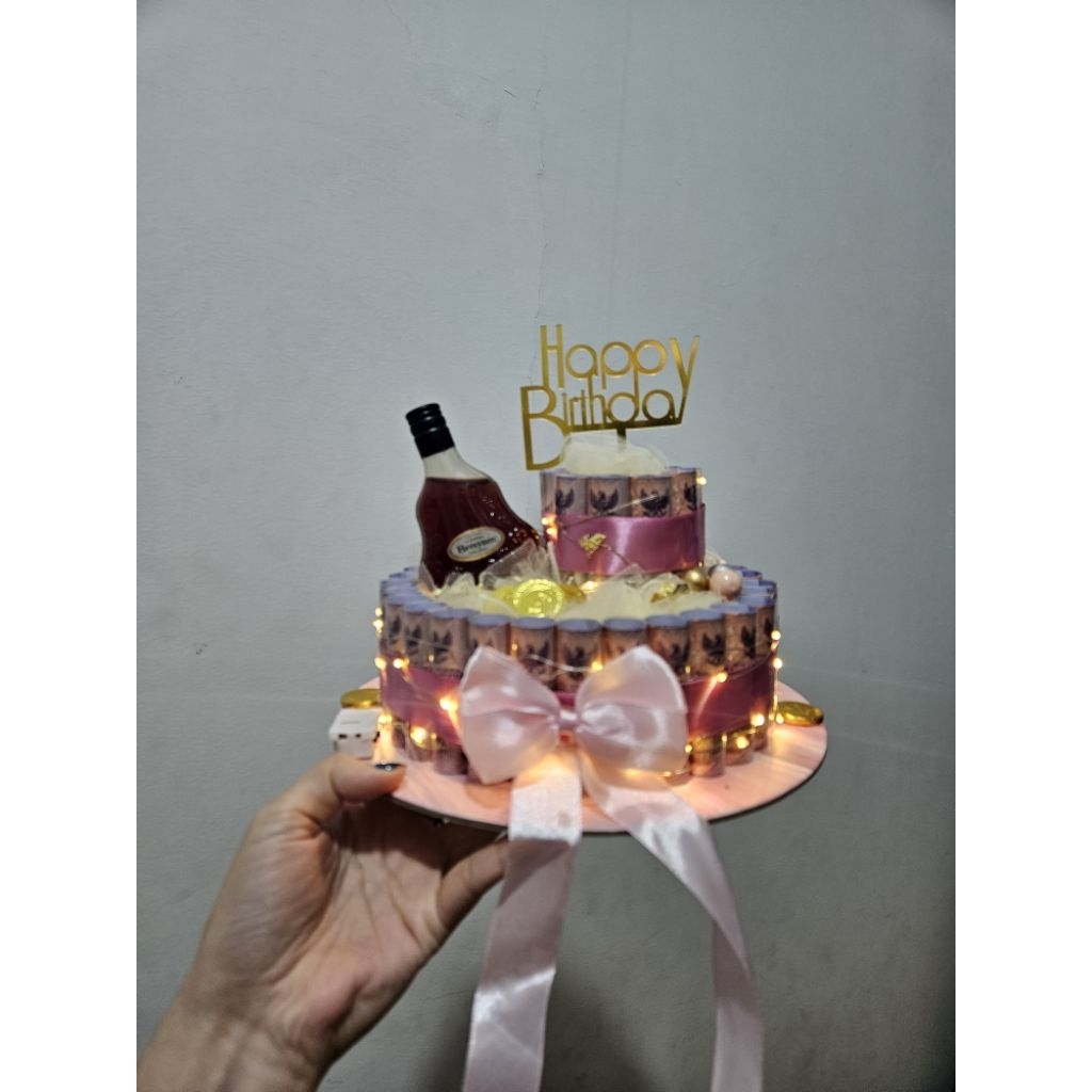 

money cake pecahan 100 rb isi 40 lembar