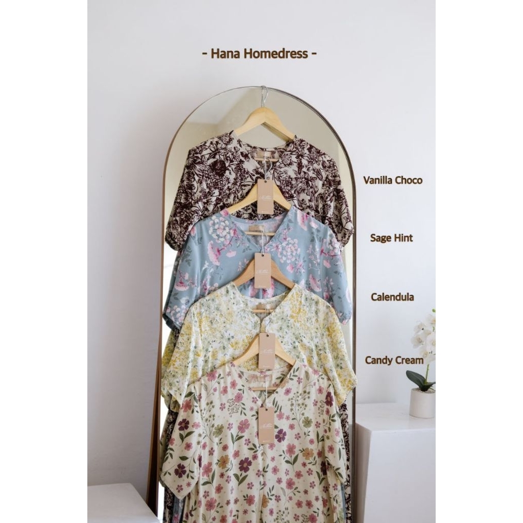 DYA369 Hana Home Dress by Nilam Daster Motif Bahan Rayon Premium