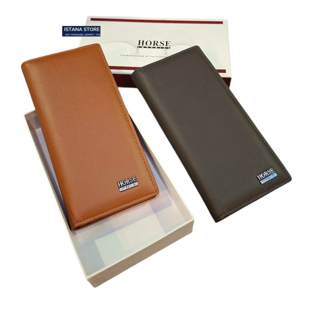Dompet kulit asli premiumDompet panjang horse imperial