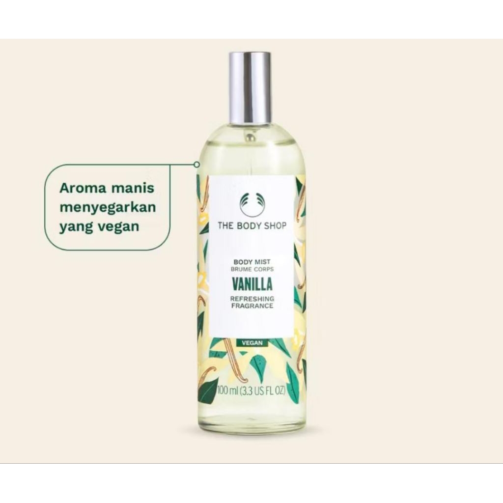 Body Mist/parfum Vanilla The Body Shop 100ml (new)
