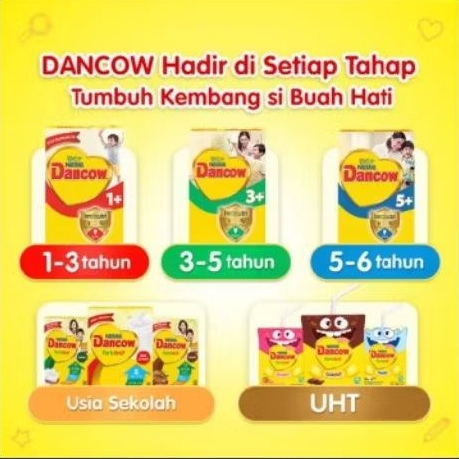 

Dancow 1+ 3+ 5+ rasa madu&vanila 1kg