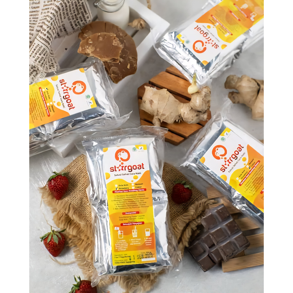 

Stargoat Susu Kambing etawa Murah berkualitas ada 4 rasa aren,rempah,coklat,stowberi