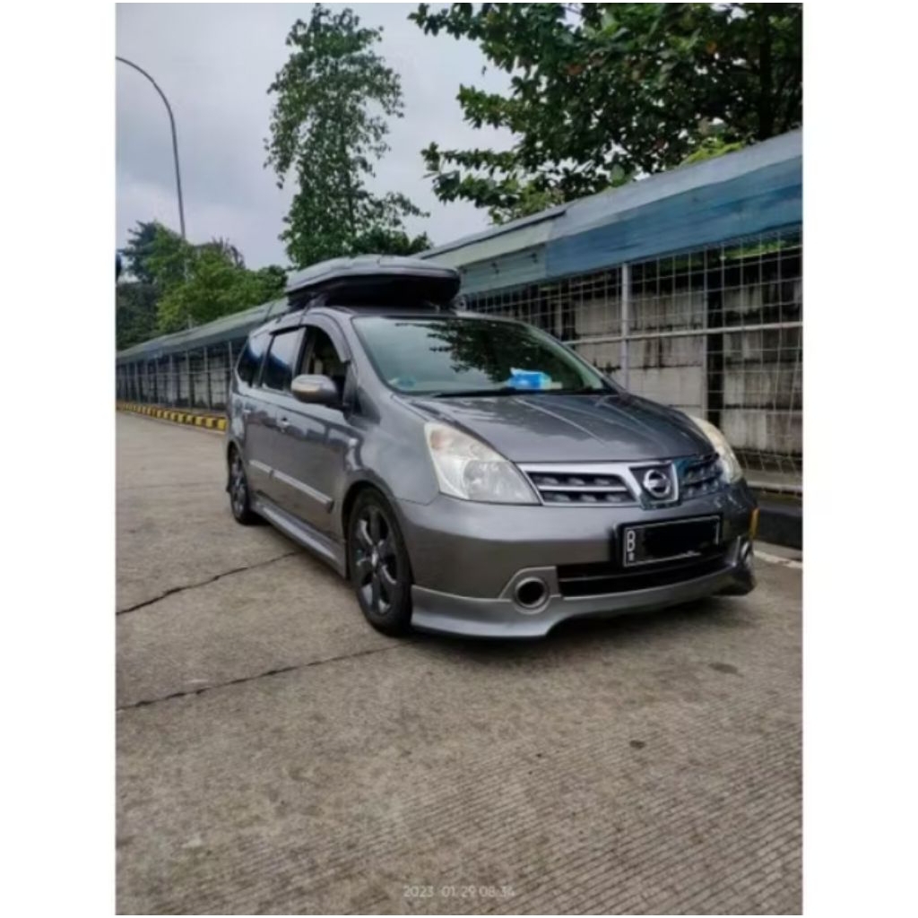 roof box Livina 2007 450 liter slim fiberglass