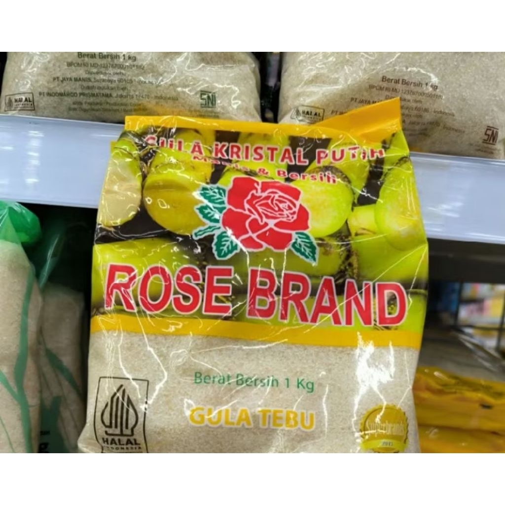 

Gula ROSE BRAND kuning / hijau 1 kg
