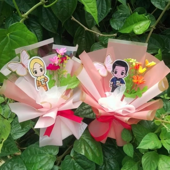 Buket wisuda | Buket bunga | buket TK SD SMP | buket hari guru| hadiah hari guru