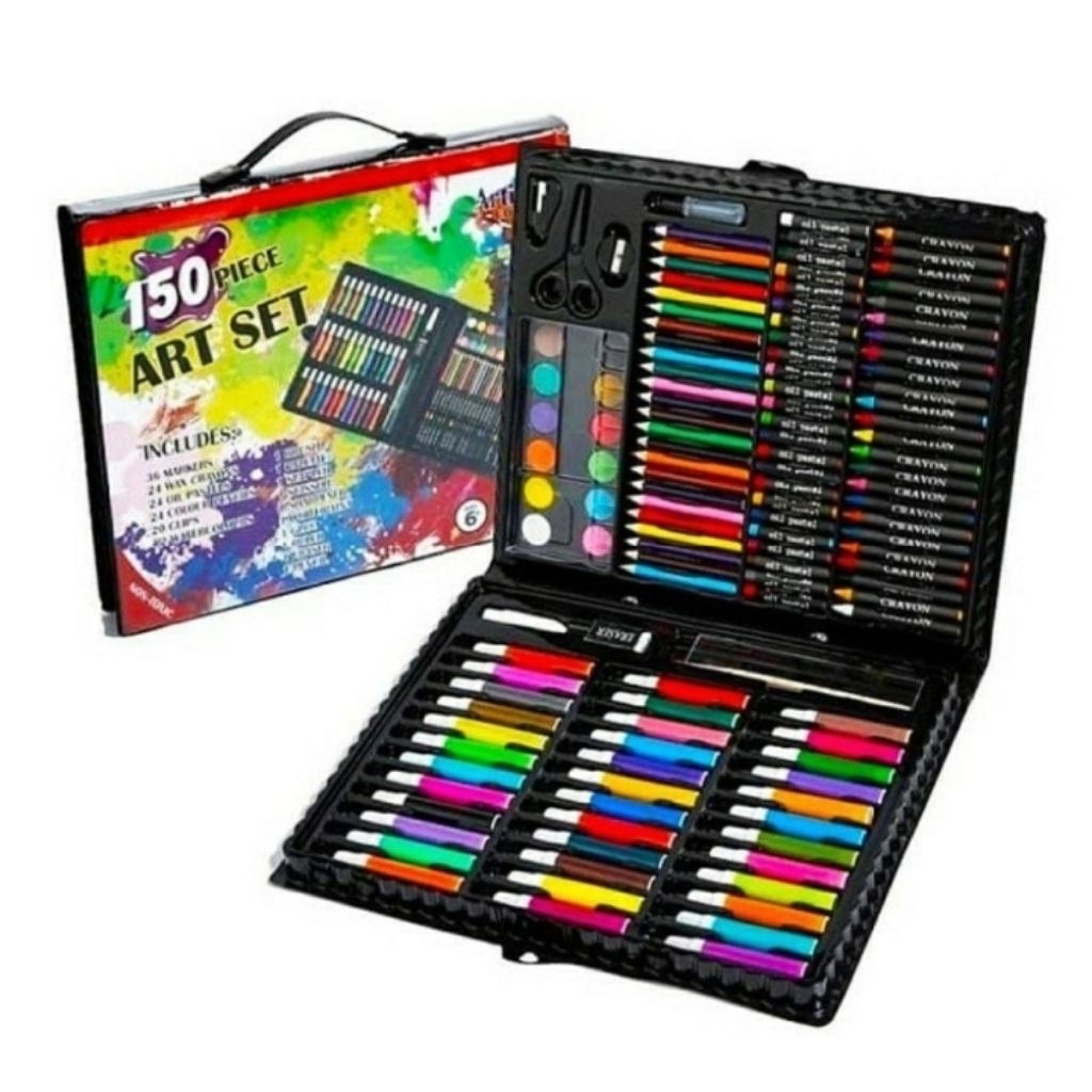 

crayon 1 set super lengkap