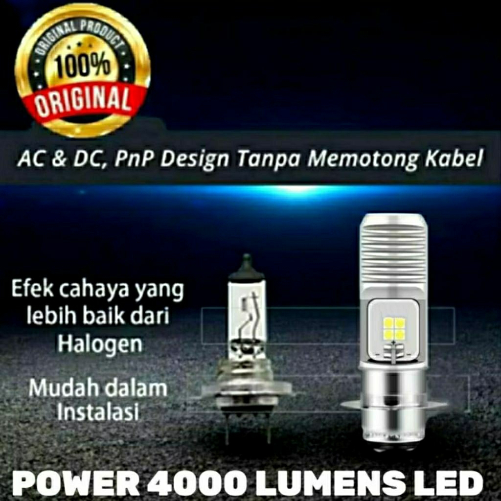 Lampu LED Motor Beat Karbu Beat Esp Beat Pop Beat ECO Beat Street Beat Fi Original Super Terang H6