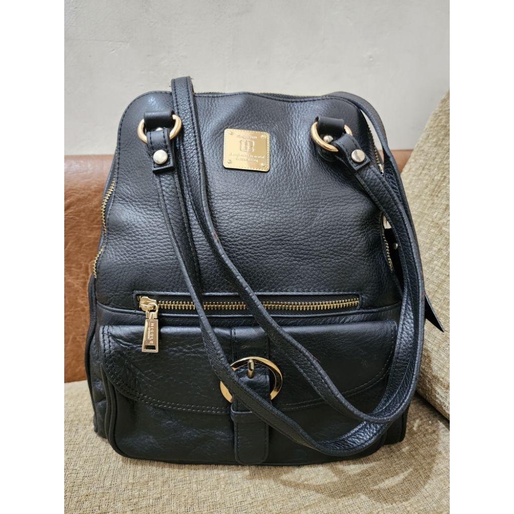 ransel kulit 2 in 1 nicole miller